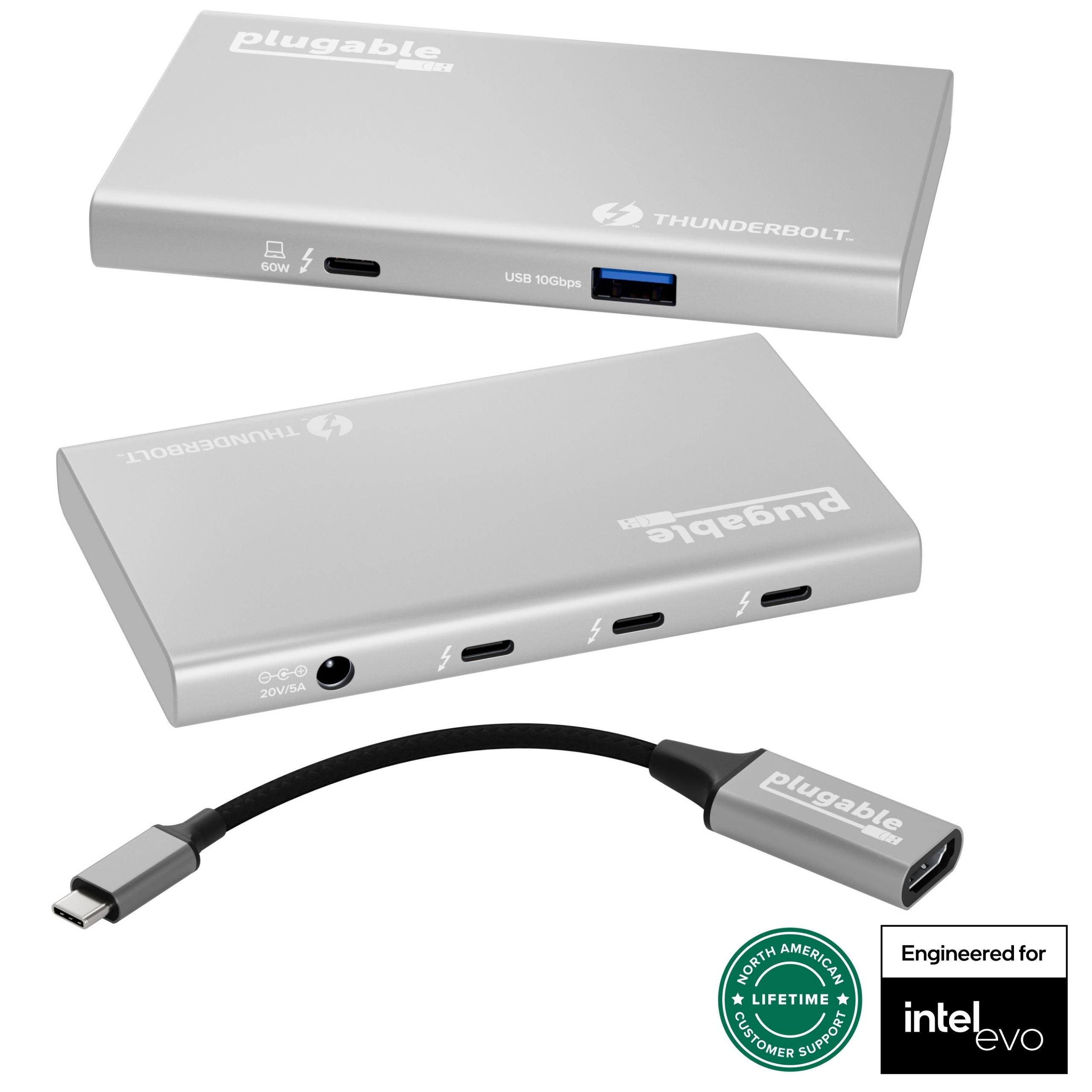 Plugable 5-in-1 Thunderbolt 4 and USB4 Hub ~ Plugable Technologies