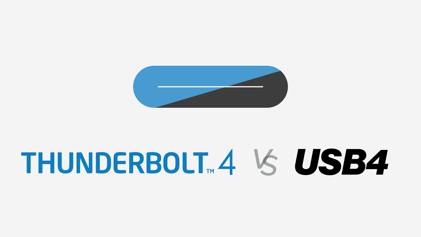 Thunderbolt 4 vs USB4 Graphic