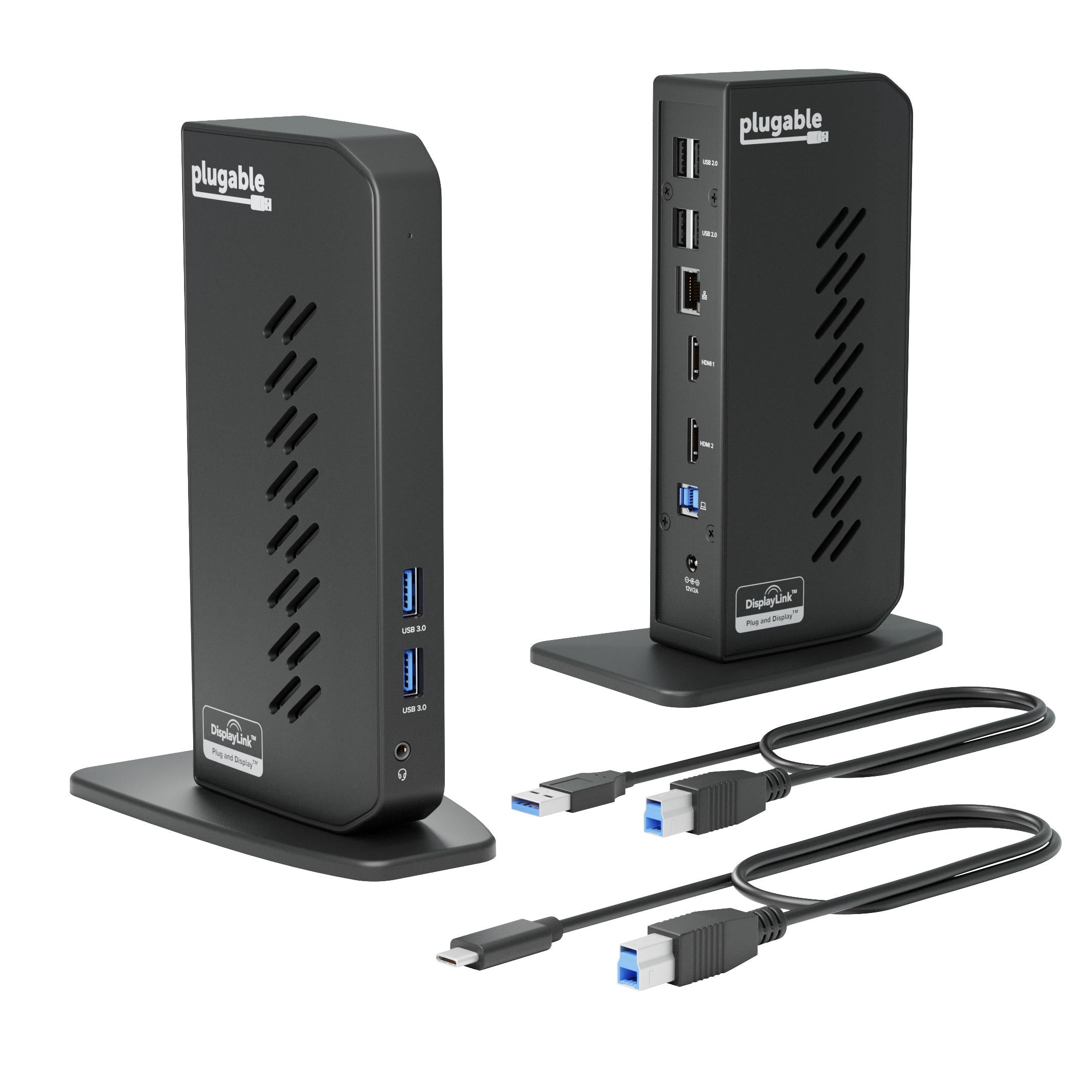 Plugable Dual Monitor Universal Docking Station ~ Plugable