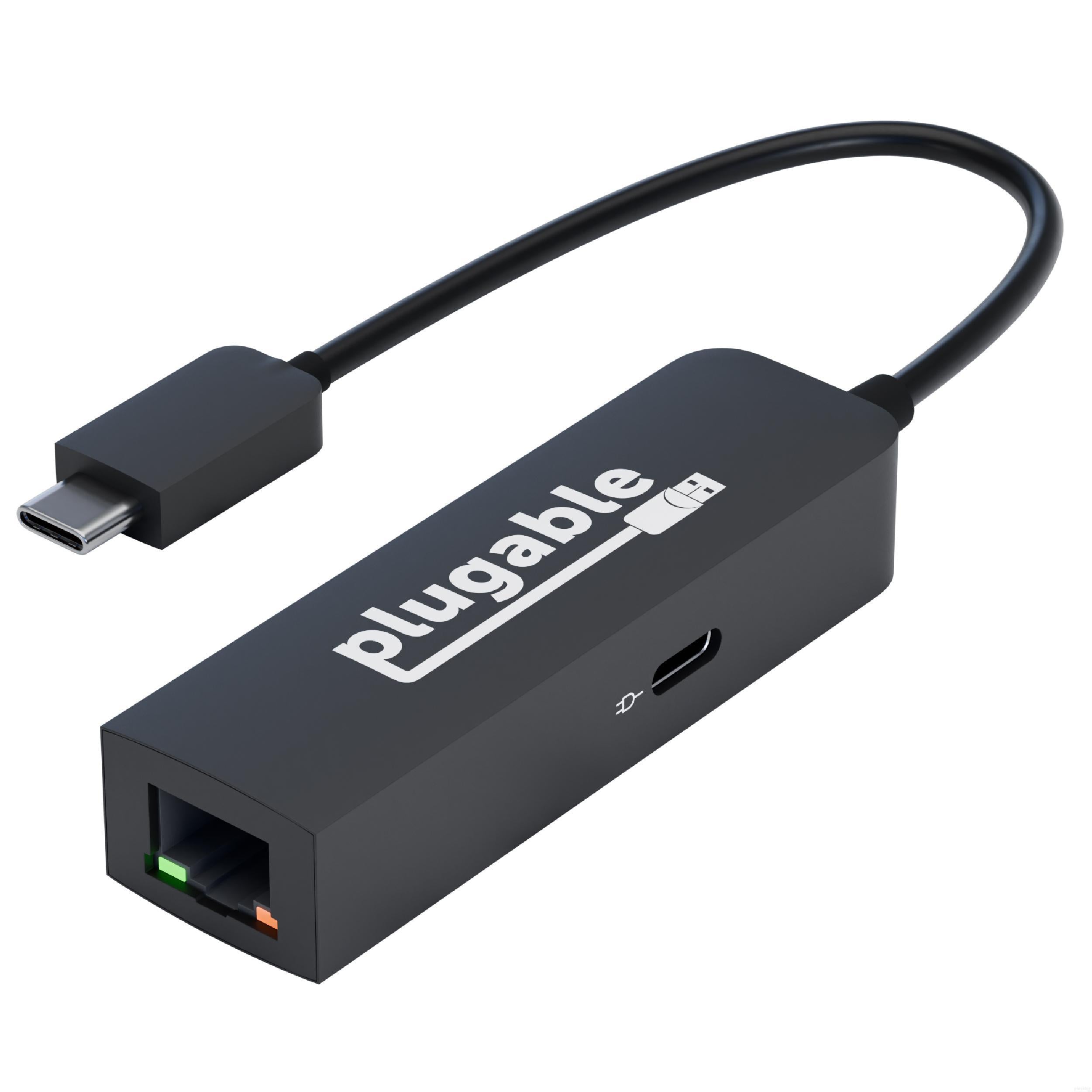 The Plugable 2.5Gbps Network Adapter with Power Delivery
