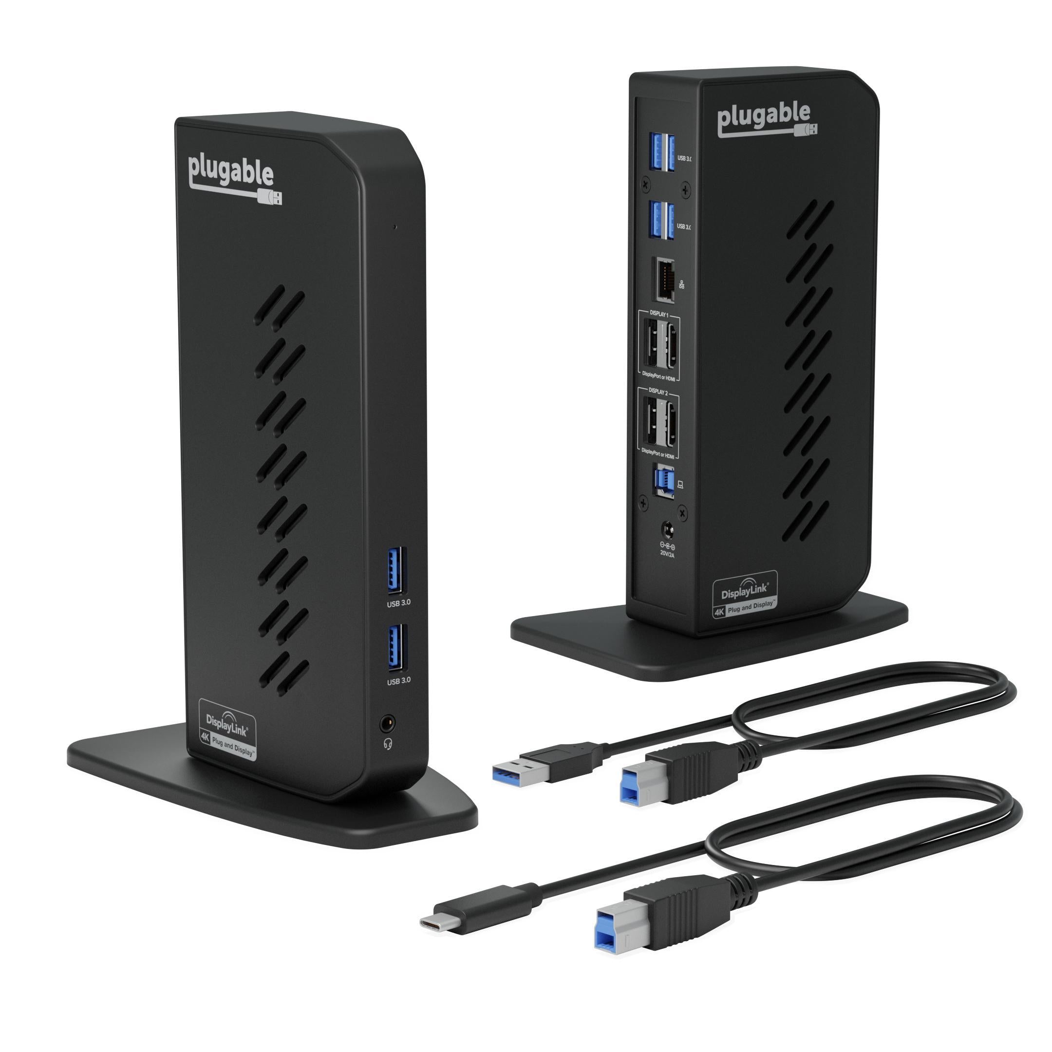 Plugable UD-6950Z デュアルディスプレイ ドッキングステーション Plugable Universal Docking Station for Dual 4K Monitors ~ Plugable