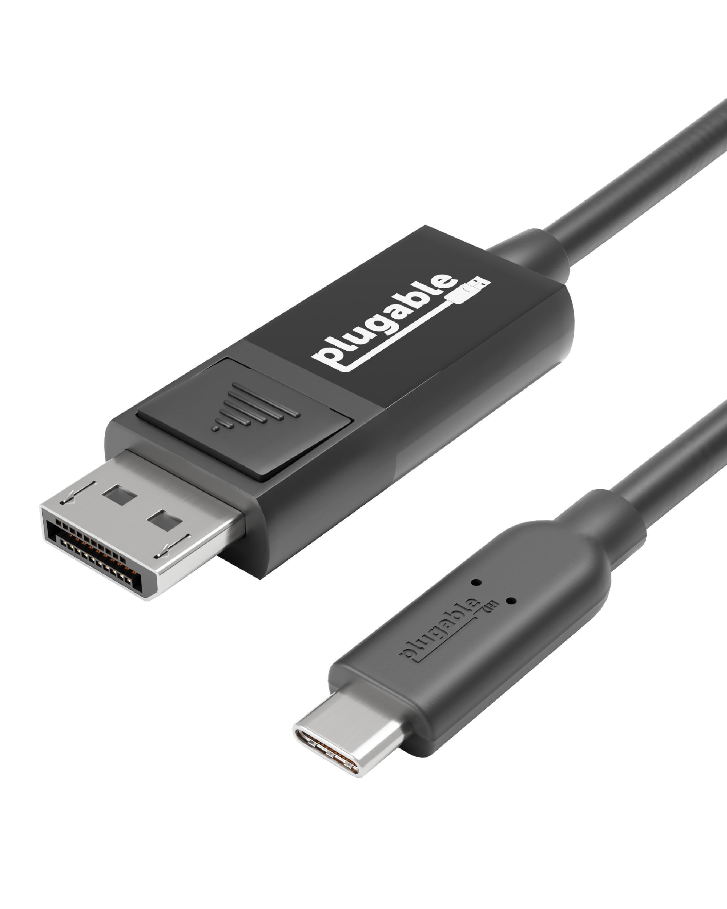 Plugable USB-C to DisplayPort Bidirectional Adapter Cable