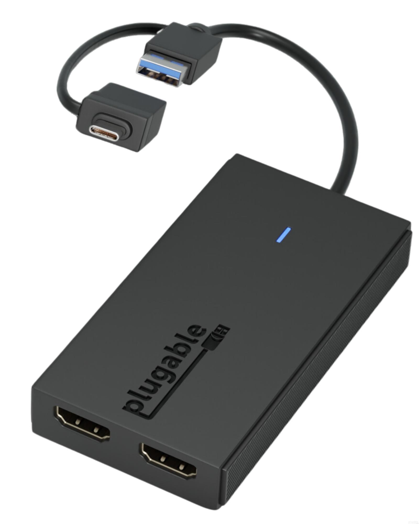 Plugable USB-C or USB 3.0 to Dual HDMI Adapter – Plugable Technologies