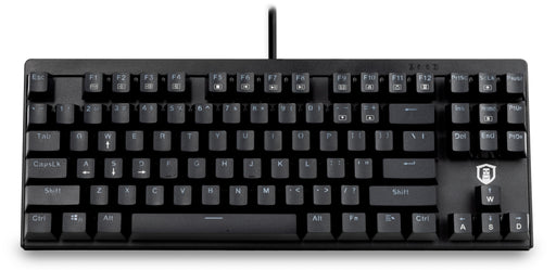 Main product image for the USB-MECH87BW 87-key mechanical keyboard with tactile blue switches