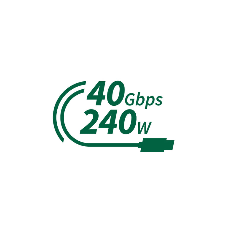 USB-IF logo of 40Gbps and 240W