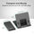 Plugable Portable Foldable iPad Tablet and Laptop Stand image 5