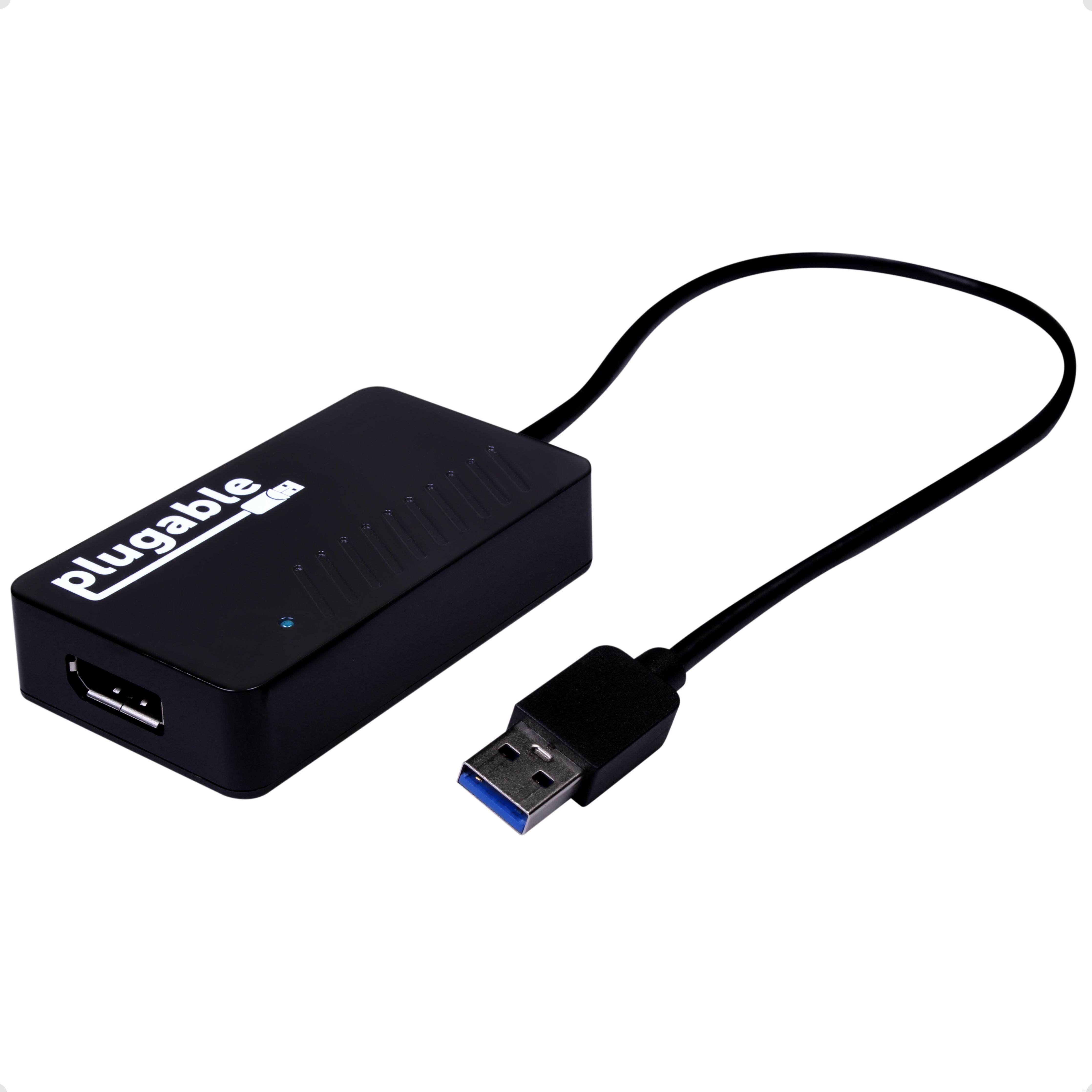 Plugable USB 3.0 4K DisplayPort Adapter for Multiple Monitors