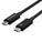 Plugable Thunderbolt 3 Cable (20Gbps, 6.6ft/2m) image 1