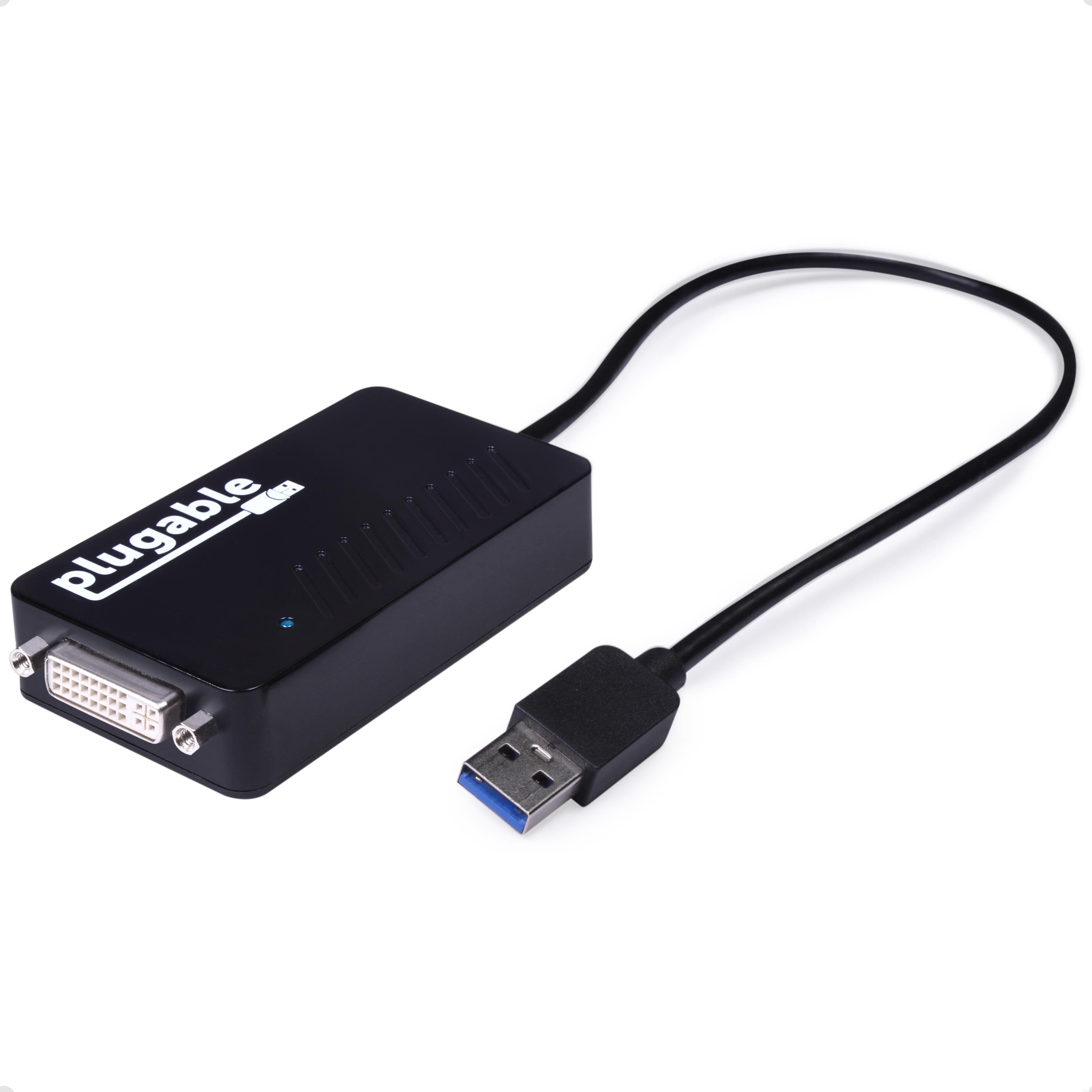 gradvist Patriotisk høste Plugable USB 3.0 HDMI/DVI/VGA Adapter for Multiple Monitors – Plugable  Technologies