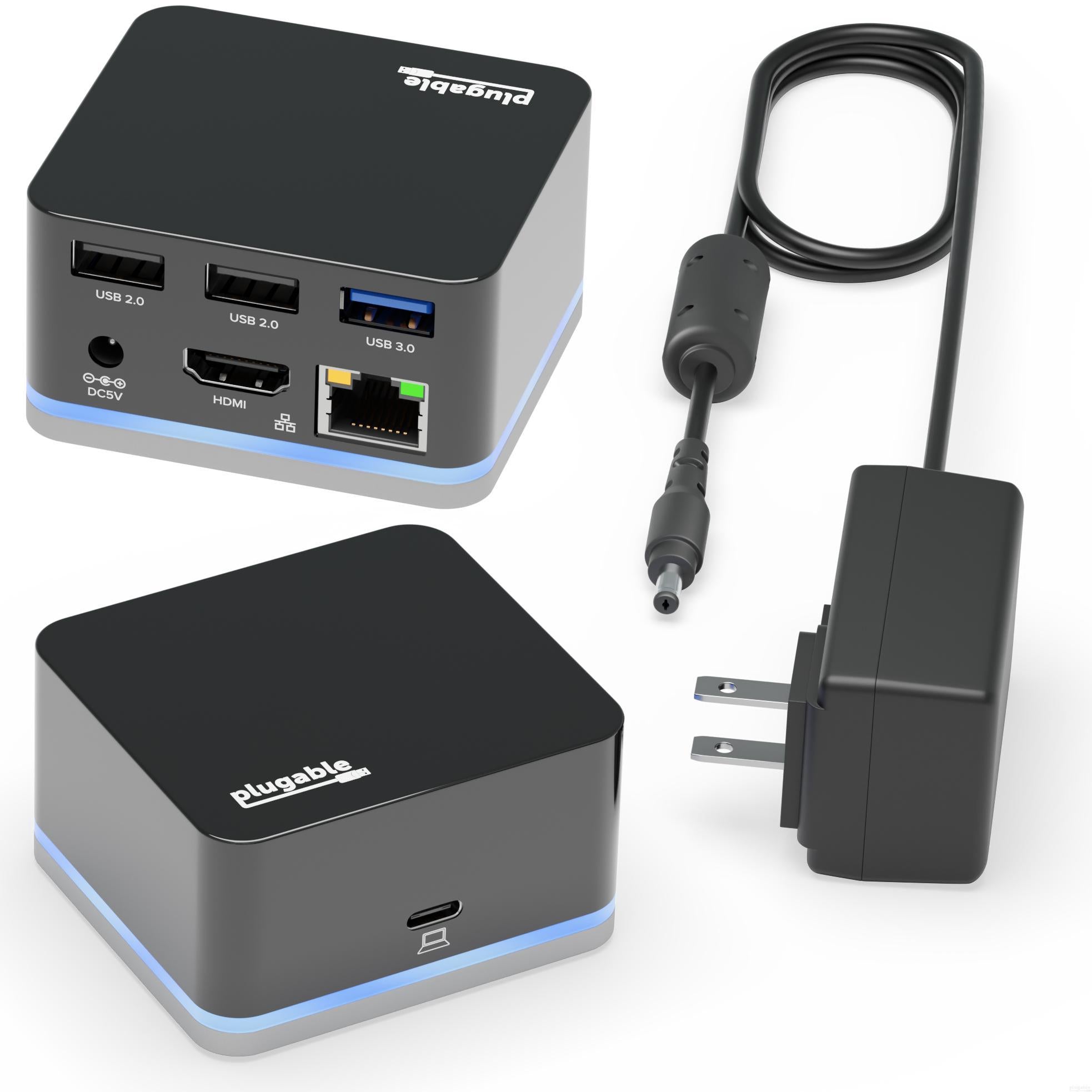 Plugable USB-C Laptop Dock for Portable Work Stations – Plugable