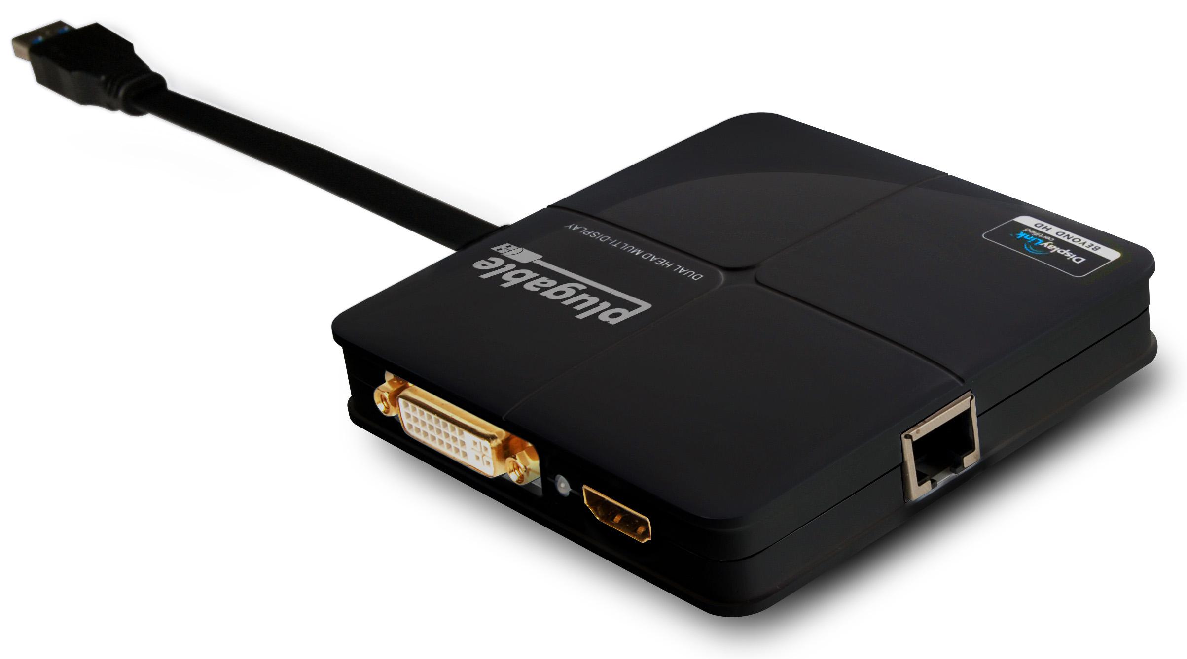 Plugable 3-Port USB 3.2 Gen 1 Hub with Gigabit USB3-HUB3ME B&H