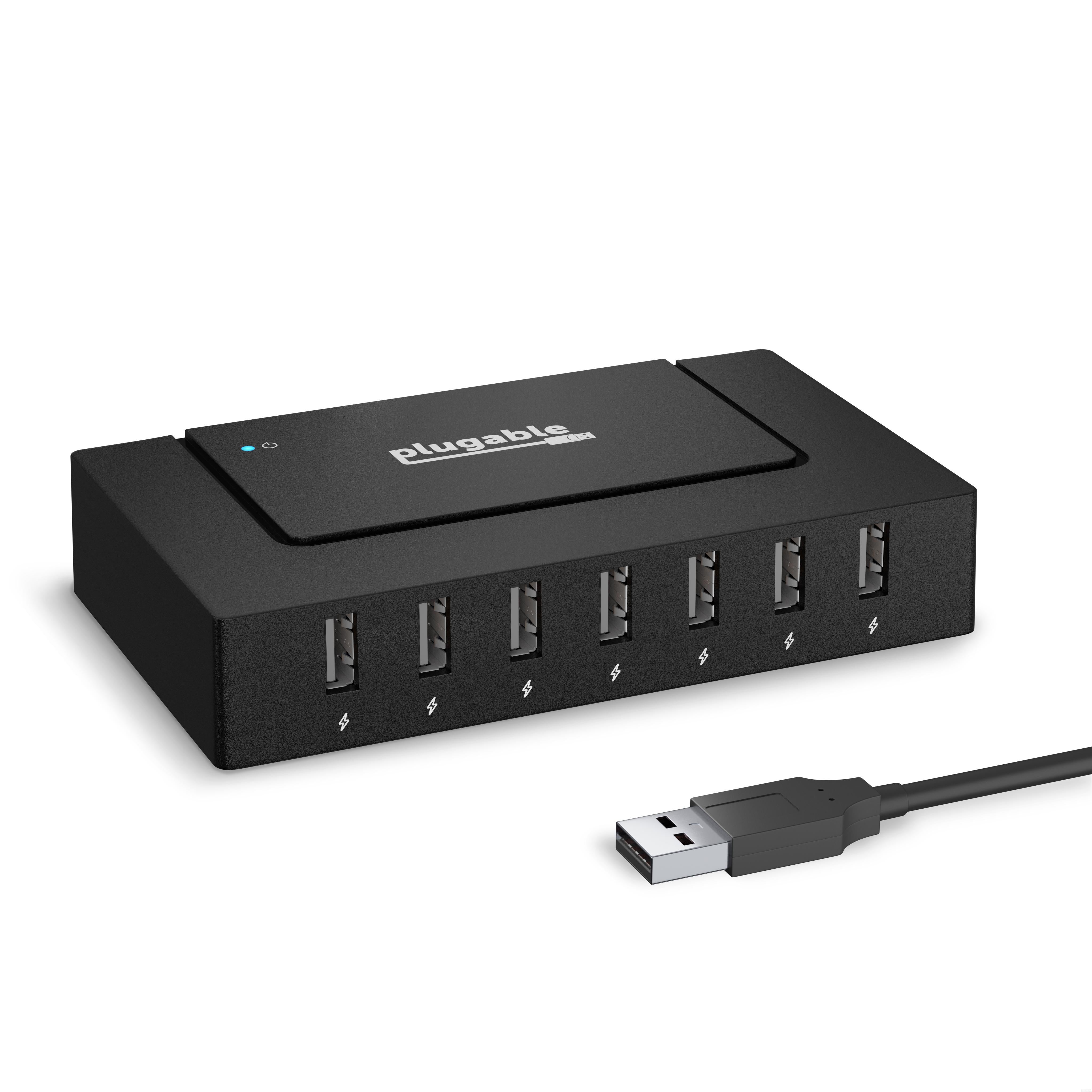Plugable USB 2.0 7-Port with 60W Power Adapter – Technologies