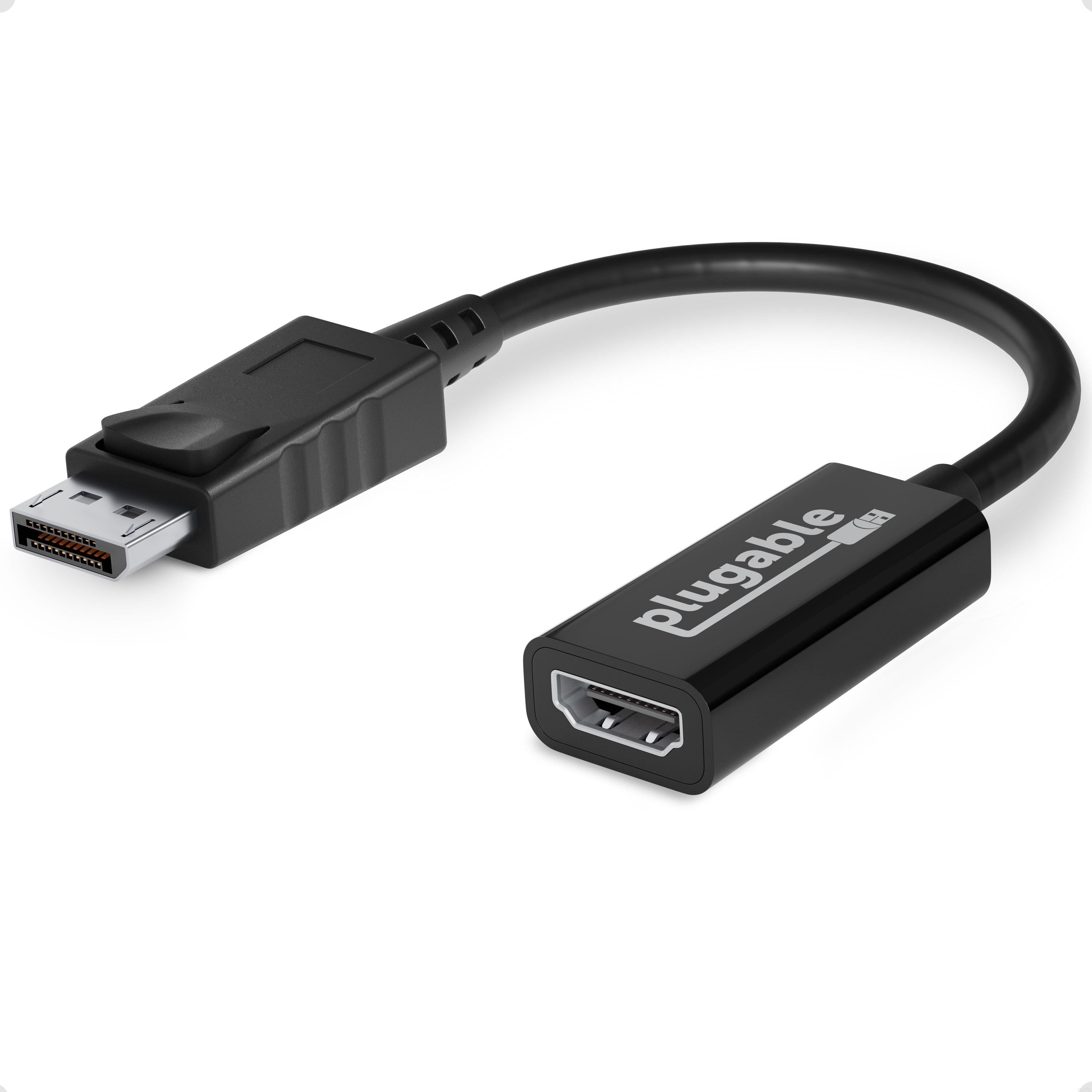 Herre venlig udvande Ekspression Plugable DisplayPort to HDMI Active Adapter – Plugable Technologies