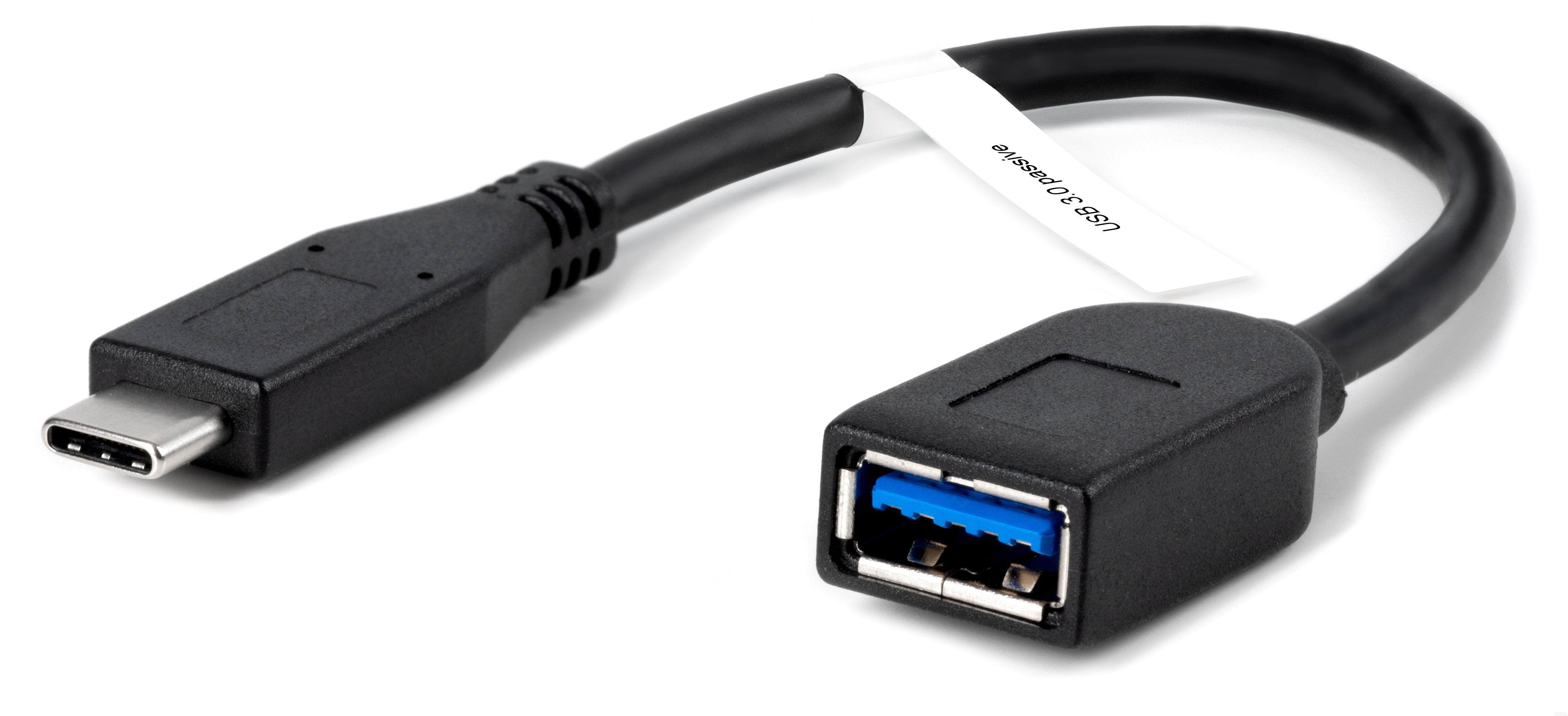 Plugable USB 3.0 Passive Type-A to Type-C Cable (150 mm/6 in cable length)