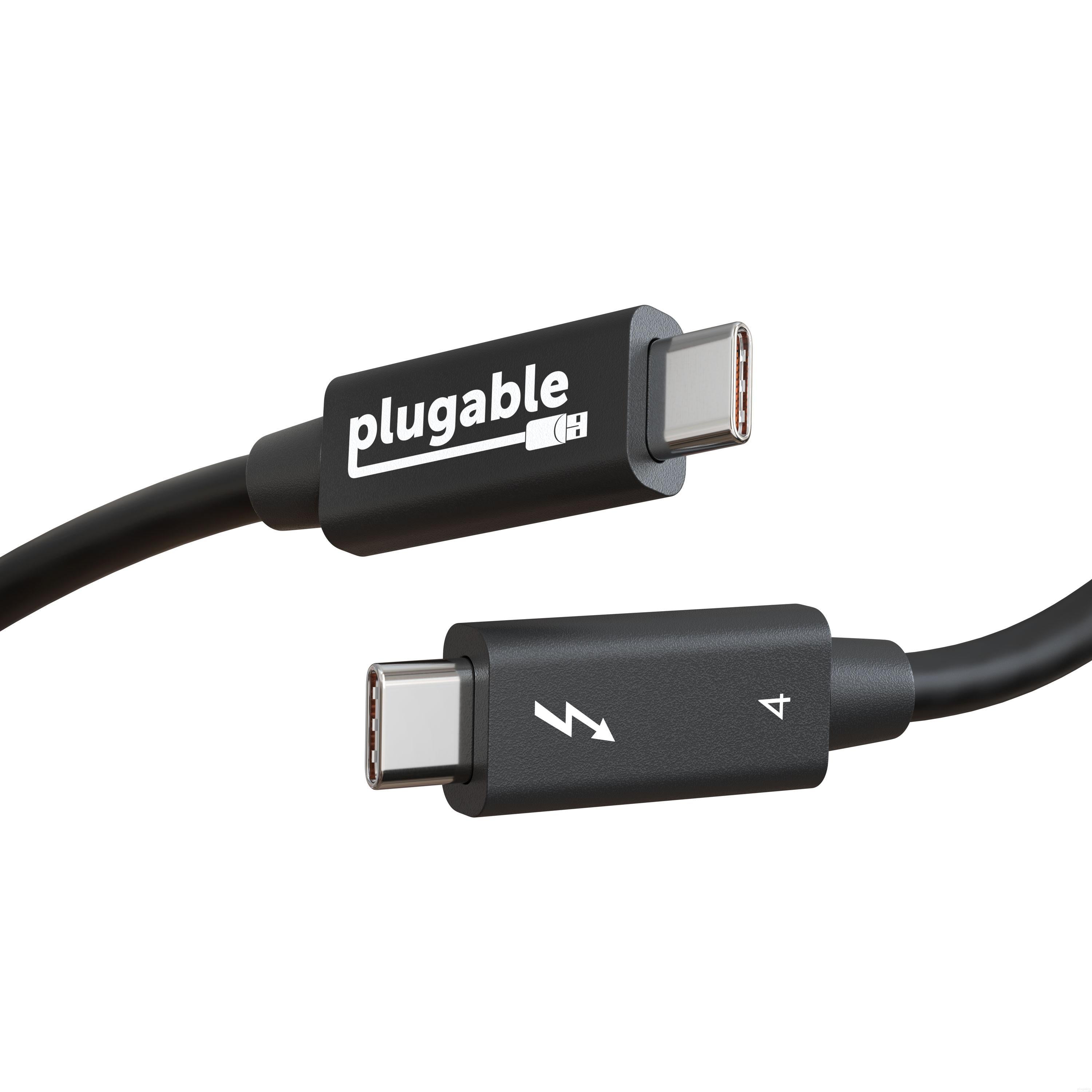 Plugable USB4 ケーブル 40Gpbs 240W 充電対応 1m U