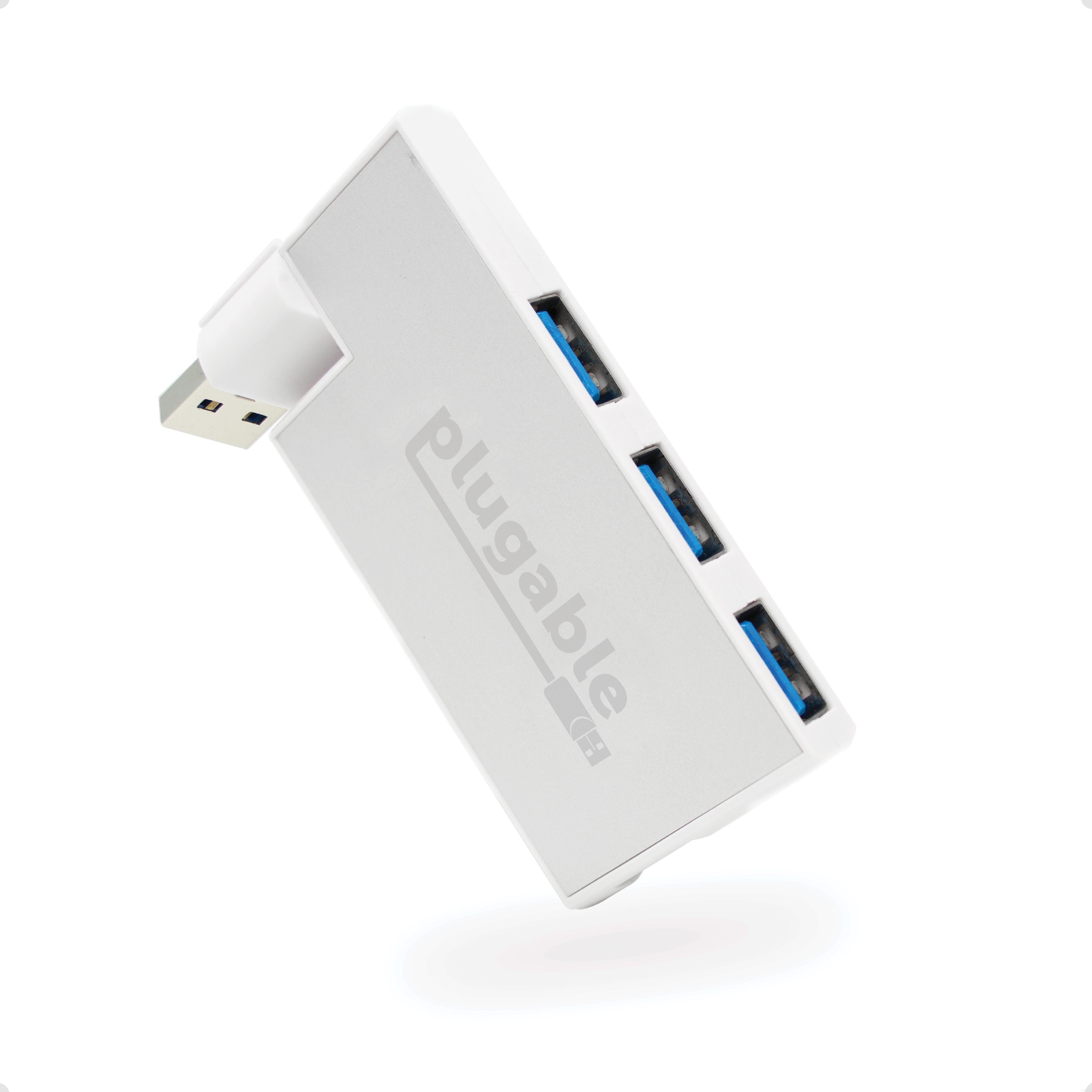 Plugable Rotating 4-Port USB 3.0 Portable Bus Powered Hub – Plugable  Technologies