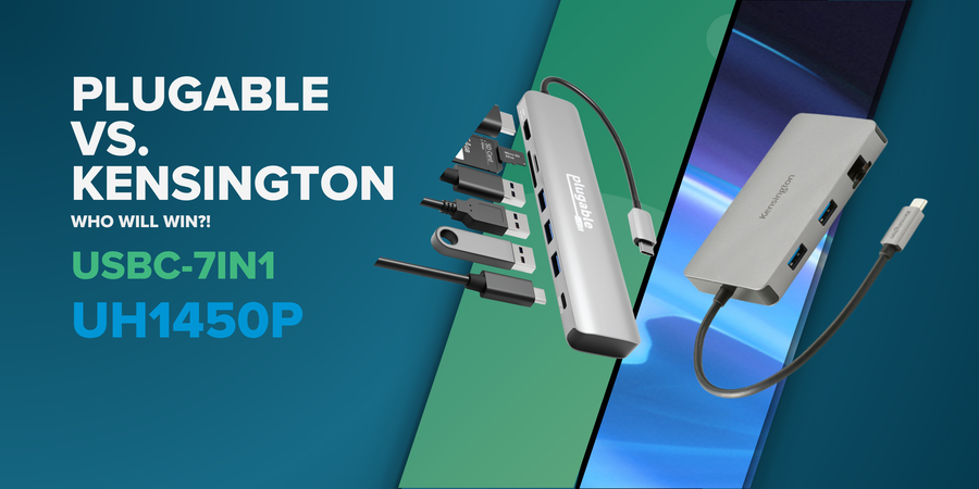 Head to Head: Plugable USBC-7IN1 vs Kensington UH1450P USB-C Mobile Dock