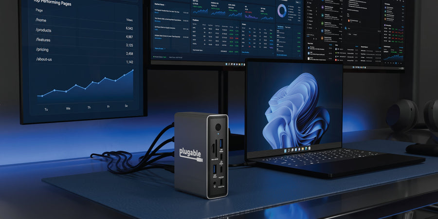 Plugable Debuts a Driver-Free Triple-Display Dock With True Dual 4K 60Hz Over USB-C