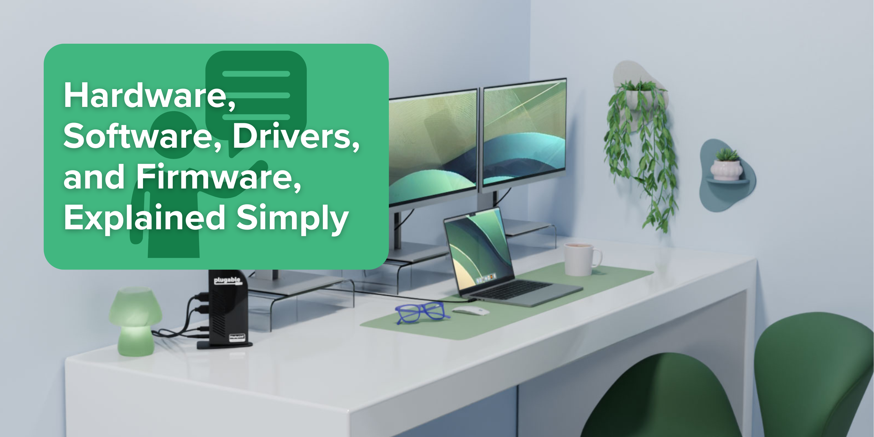 Hardware, Software, Drivers, and Firmware, Explained Simply ~ Plugable ...