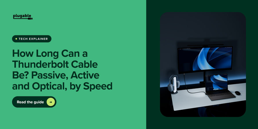 How Long Can a Thunderbolt Cable Be? Passive, Active and Optical, by Speed