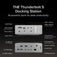Plugable Thunderbolt 5 Docking Station with Dual HDMI 2.1, 140W Laptop Charging image 2