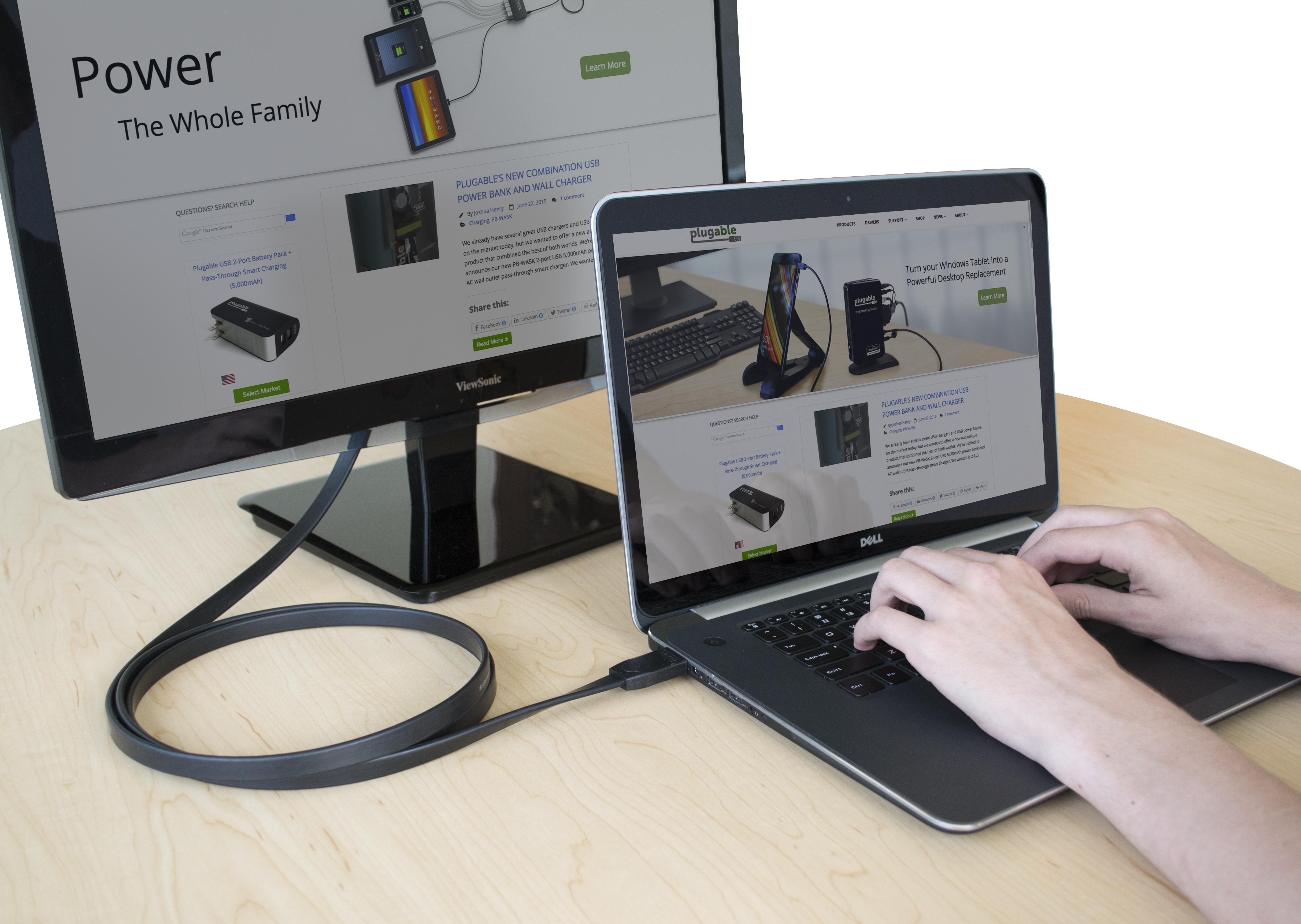 Plugable HDMI to VGA Active Adapter Cable – Plugable