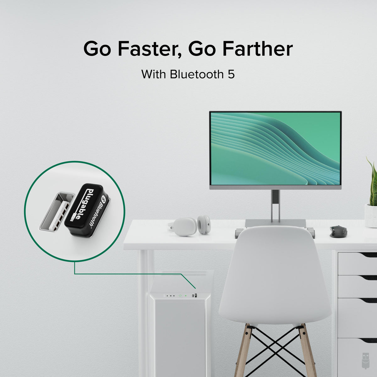 Plugable USB Bluetooth® 5 Adapter ~ Plugable Technologies