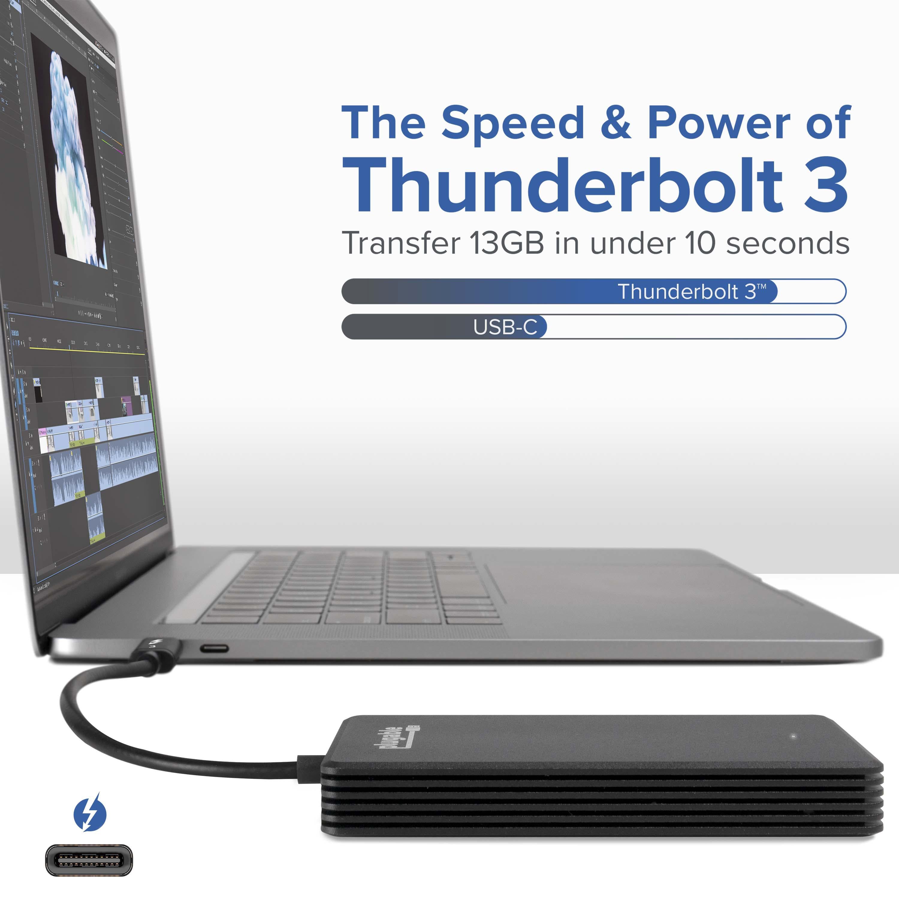 Thunderbolt™ 3 480GB NVMe Solid State Drive ~ Plugable Technologies