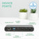 Plugable Thunderbolt™ and USB-C Dual Display Docking Station with 60W Host Charging image 2