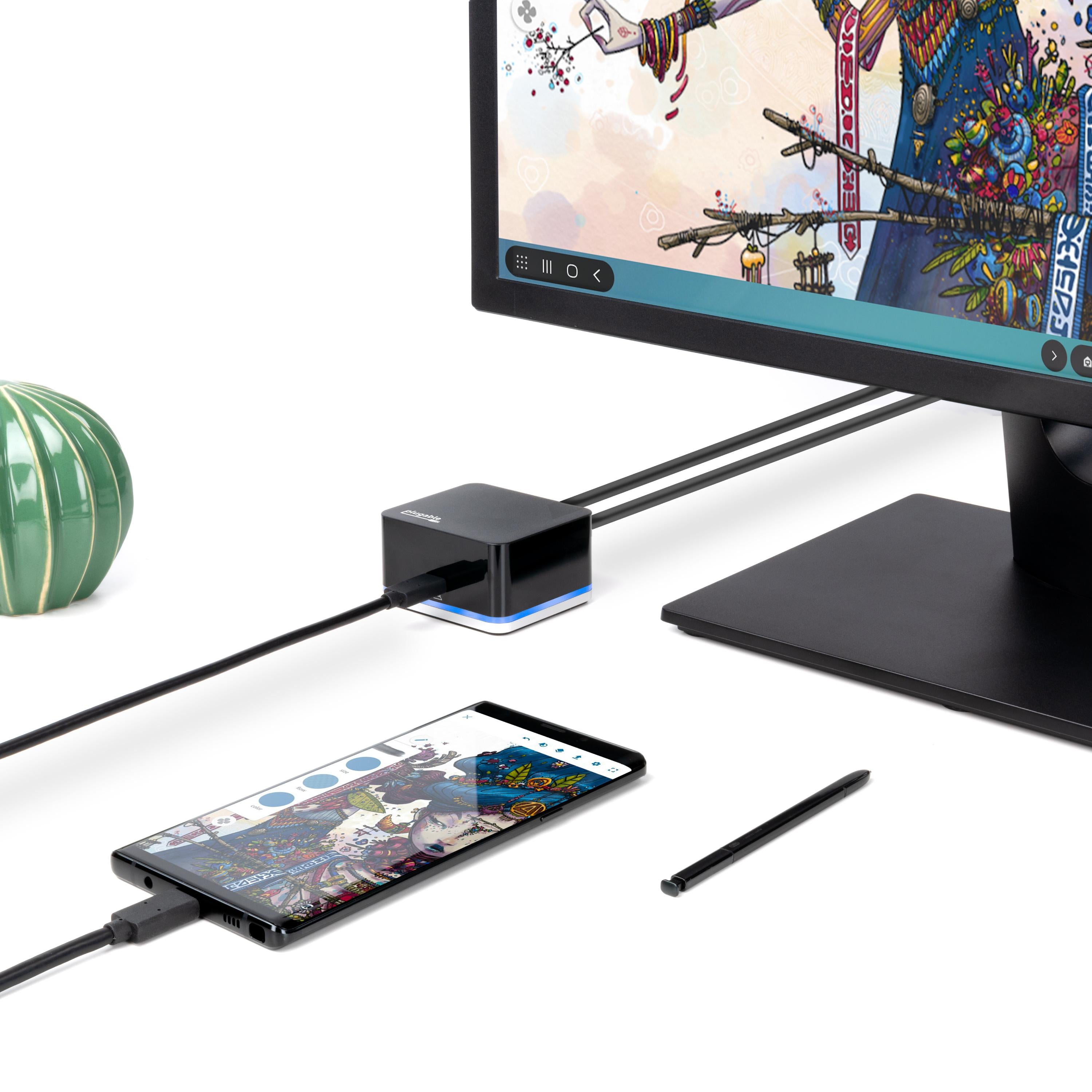 Plugable USB-C Phone Docking Station with 15W Charging ~ Plugable