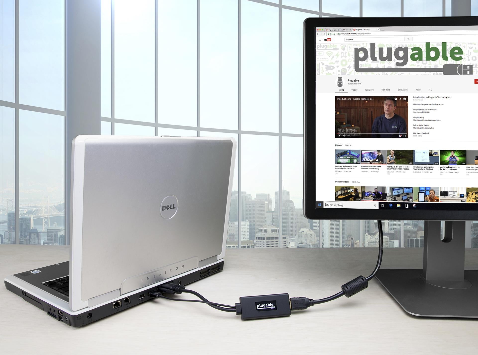 Plugable VGA to HDMI Active Adapter with Audio Plugable Technologies