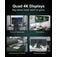 Plugable USB-C Quad 4K HDMI Graphics Adapter With up to 100W USB-C PD Pass-through Charging image 2