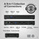 Plugable USB-C Docking Station Dual 4K 60Hz HDMI, 65W Charging, Gigabit Ethernet, 1x USB-C 5Gbps, 3X USB-A, Audio, Windows/ChromeOS, USB-C/USB4/Thunderbolt, Driverless (UD-MSTH2) image 2