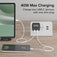 Plugable Dual USB-C Fast Charger, 40W - Black image 2
