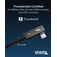 Plugable Thunderbolt 5 240W Cable with Right Angle Connector (80cm / 2.6ft) image 2