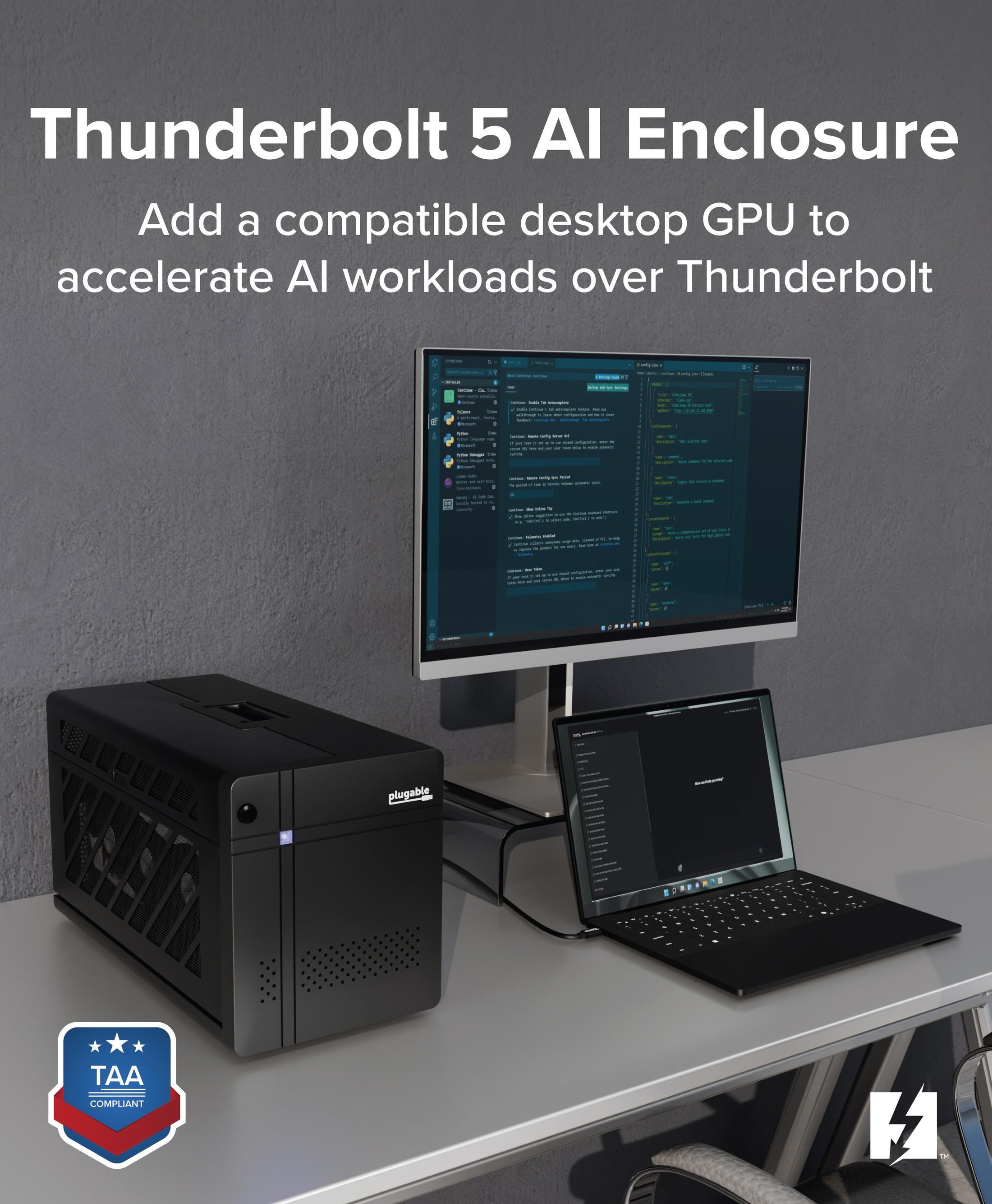 TBT5-AI Interior with NVIDIA GeForce RTX GPU