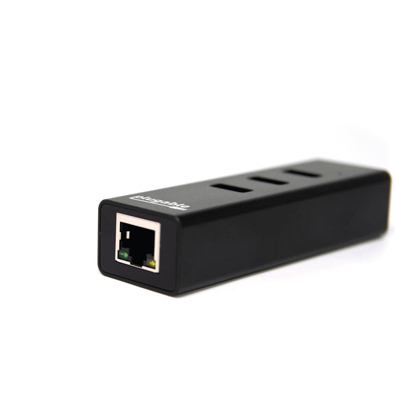 Plugable USB 3.0 3-Port Bus Powered Hub with Gigabit Ethernet