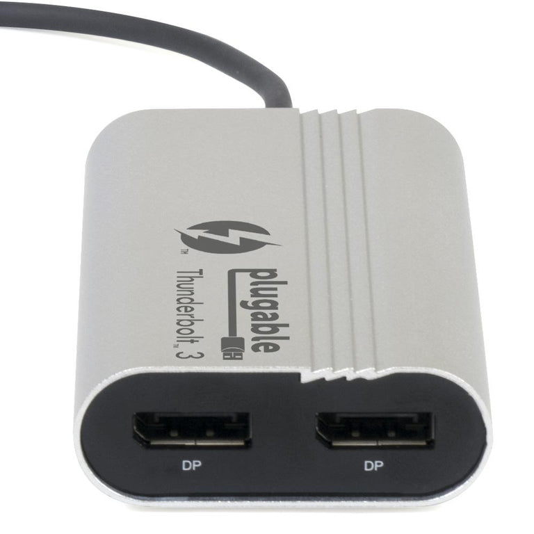 Plugable Thunderbolt™ Dual DisplayPort Adapter for Mac