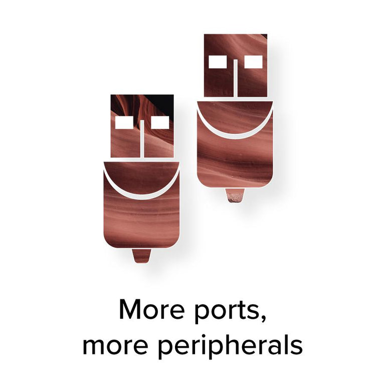 More ports, more peripherals