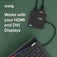 Plugable USB 3.0 Dual Display Adapter for Multiple Monitors with Gigabit Ethernet image 3
