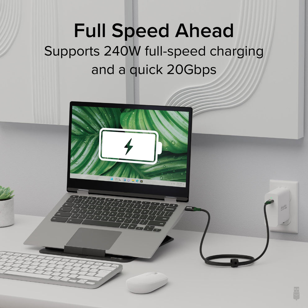 Plugable USB C to USB C Cable for Video, Data and Charging (3.3ft / 1m ...
