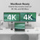 Plugable USB C to HDMI Adapter, Dual Monitor 4K 60Hz for Apple Mac M1/M2/M3, DisplayLink Multiple Displays for Thunderbolt MacBook or iMac, Driver Required (USBC-6950M) image 3
