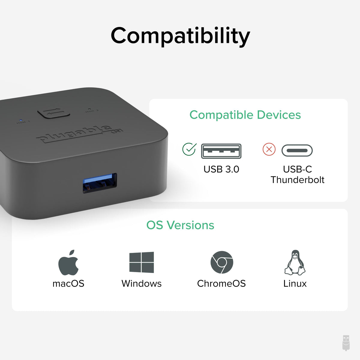 Plugable USB 3.0 Sharing Switch ~ Plugable Technologies