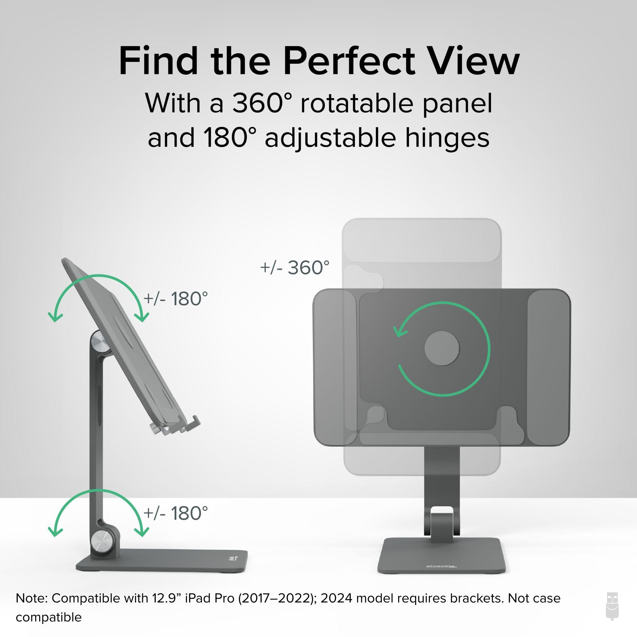 Plugable Magnetic iPad Tablet Stand for iPad Pro 12.9” ~ Plugable