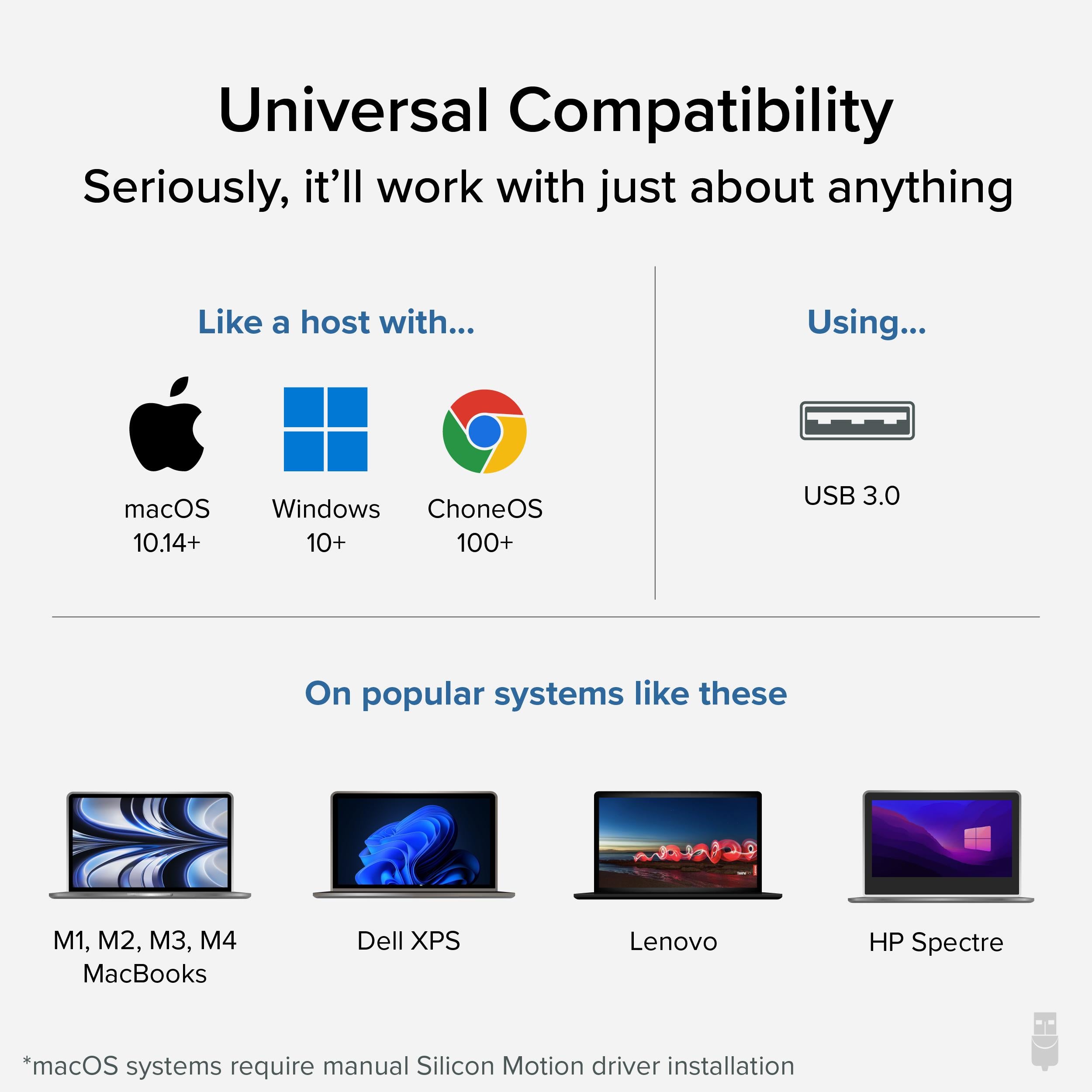 Plugable USB 3.0 HDMI/DVI/VGA Adapter for Multiple Monitors