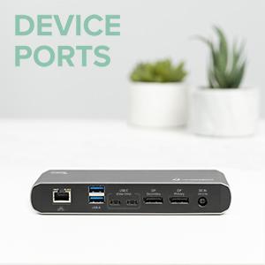 Image of the TBT3-UDC1 and it's device ports