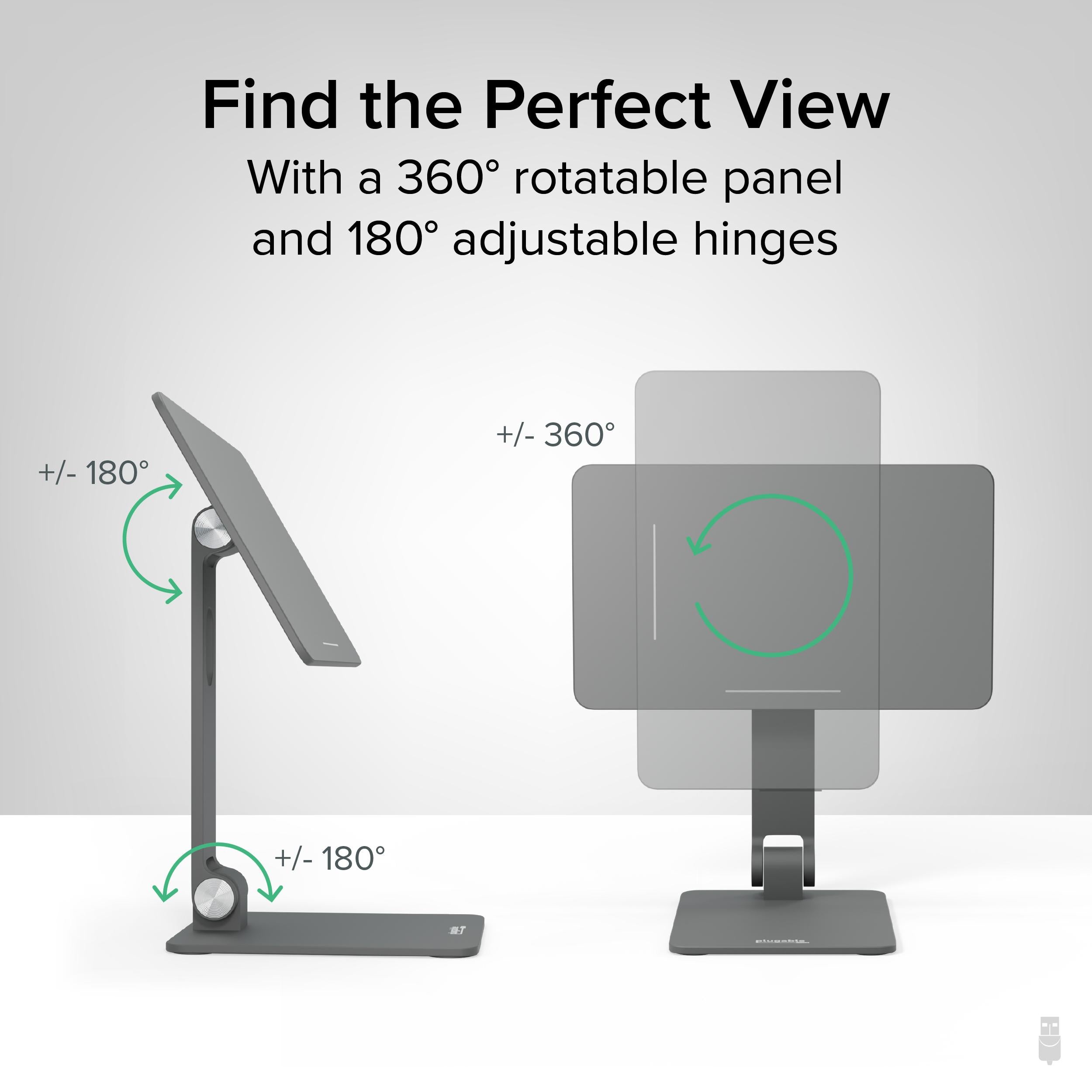 Plugable Magnetic iPad Stand for iPad Air & iPad Pro 11