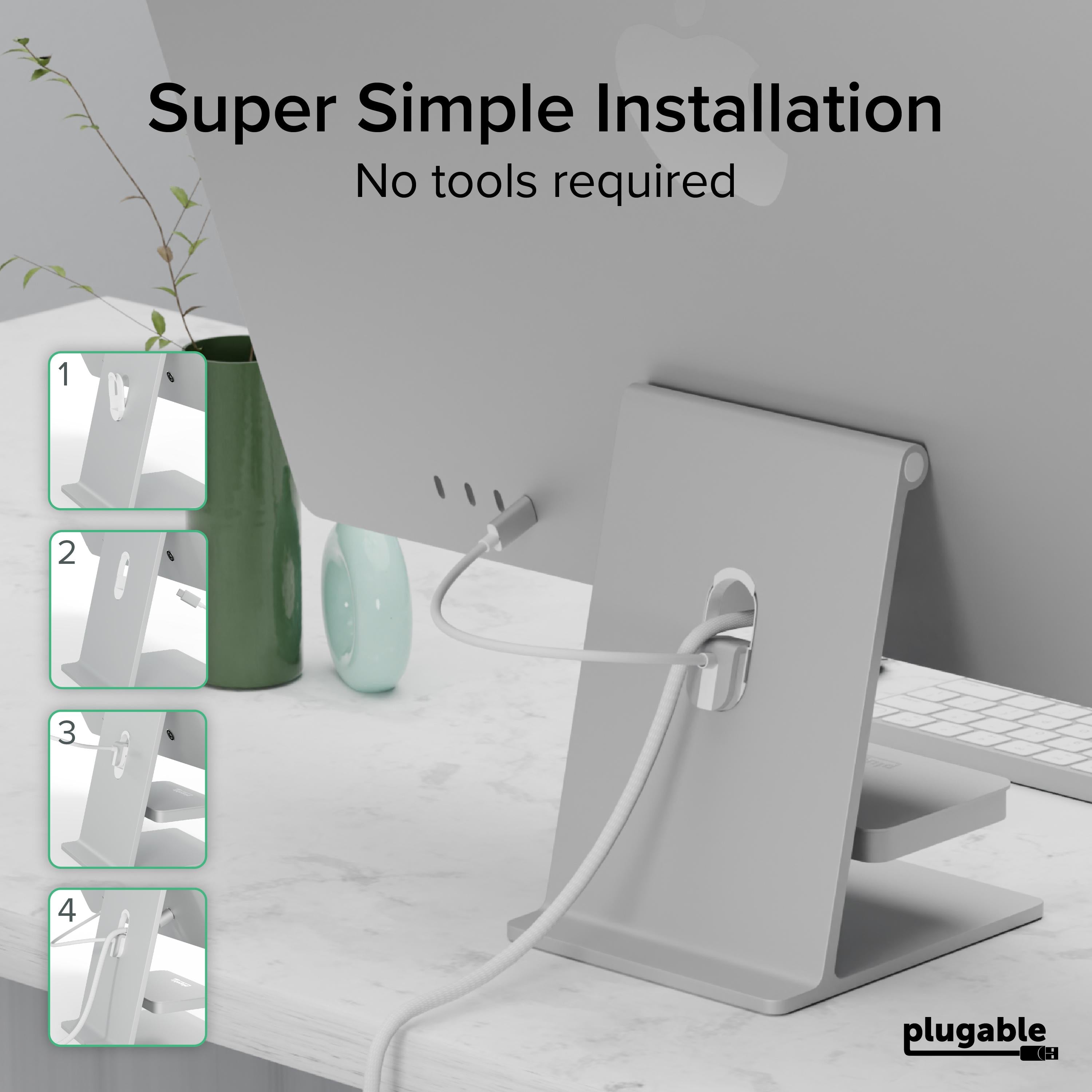 Plugable 6-in-1 USB-C Hub for iMac 24 Inch ~ Plugable Technologies