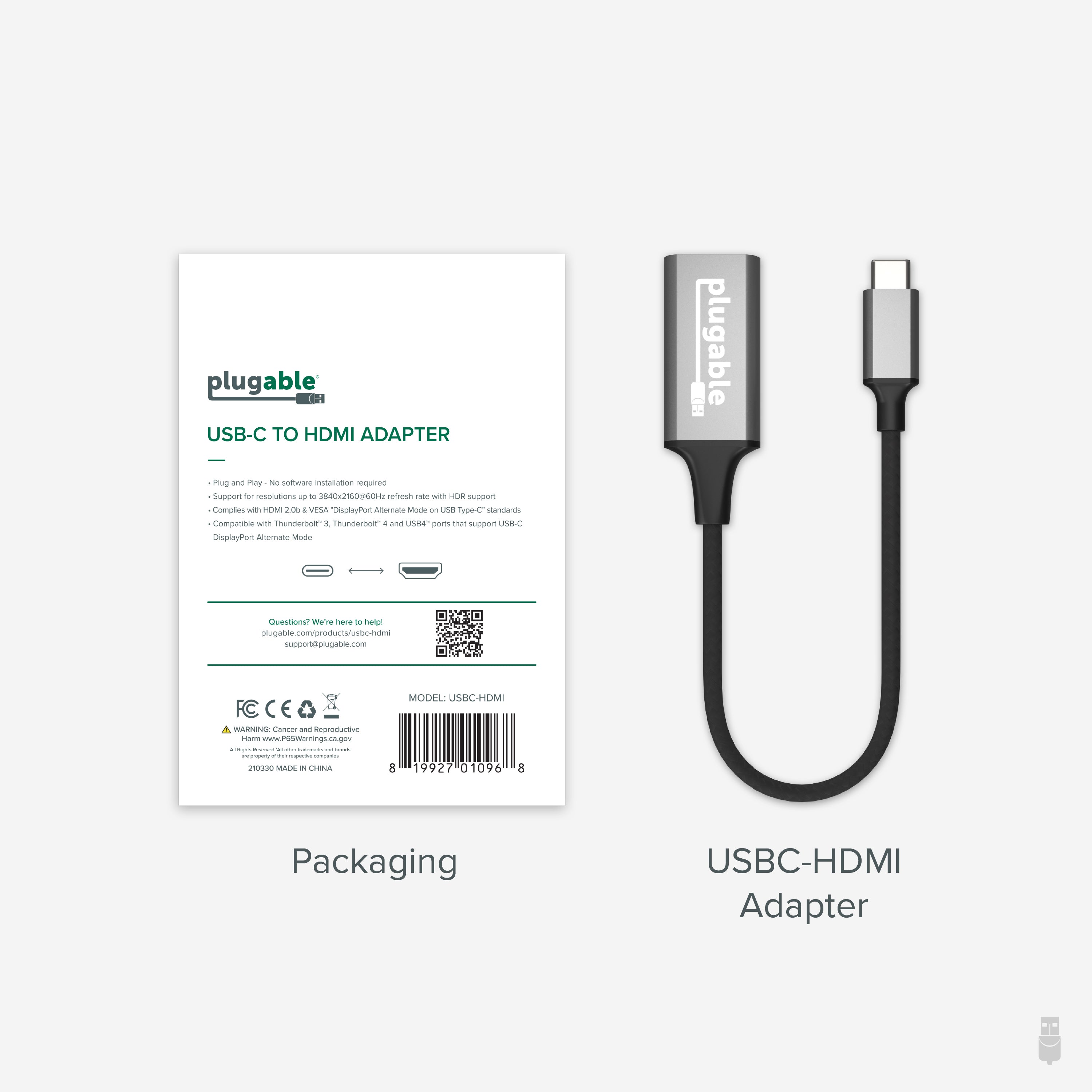 Plugable USB 3.1 Type-C to HDMI 2.0 Adapter – Plugable Technologies