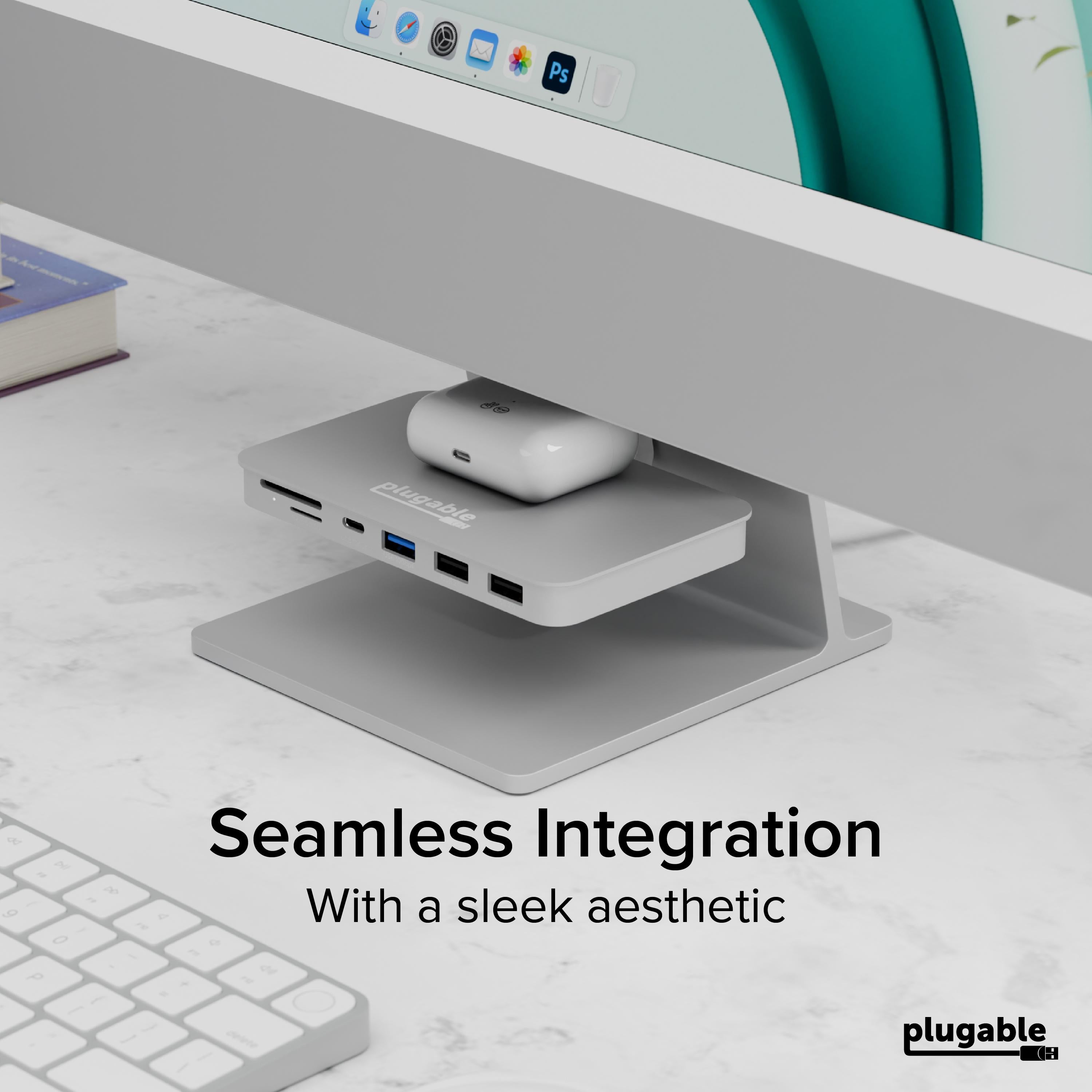 Plugable 6-in-1 USB-C Hub for iMac 24 Inch ~ Plugable Technologies